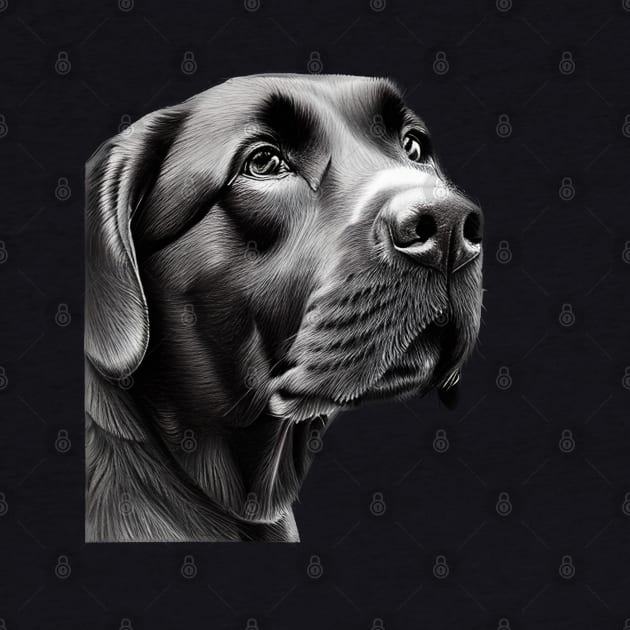 Black Labrador Dog by KayBee Gift Shop